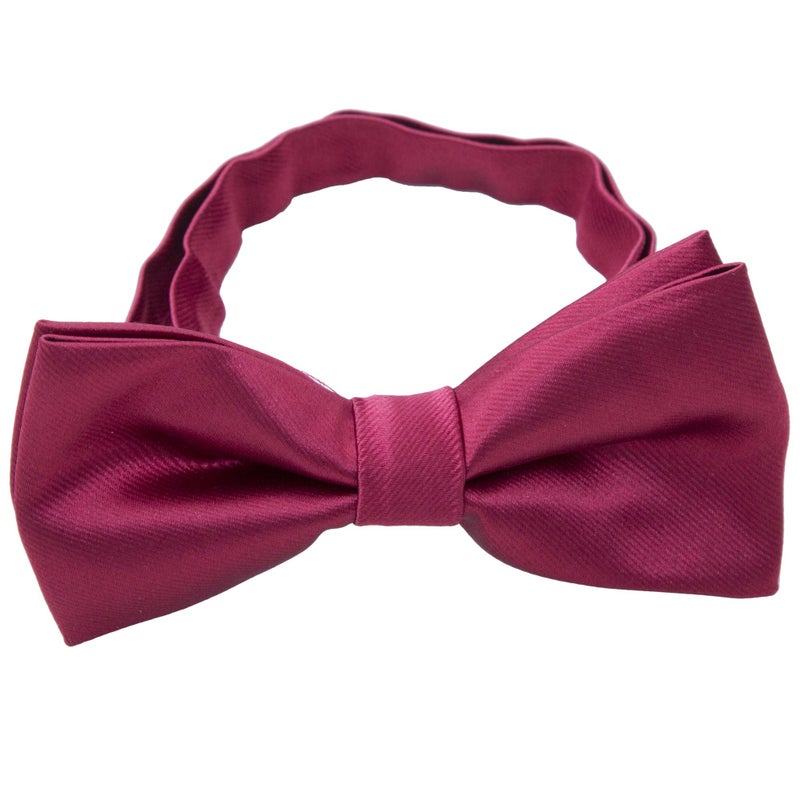 Kajeer Kids Boys Silk Bow Ties - Adjustable Bowtie for Baby Toddler Giftsï¼ˆWine Redï¼‰ - Image 4